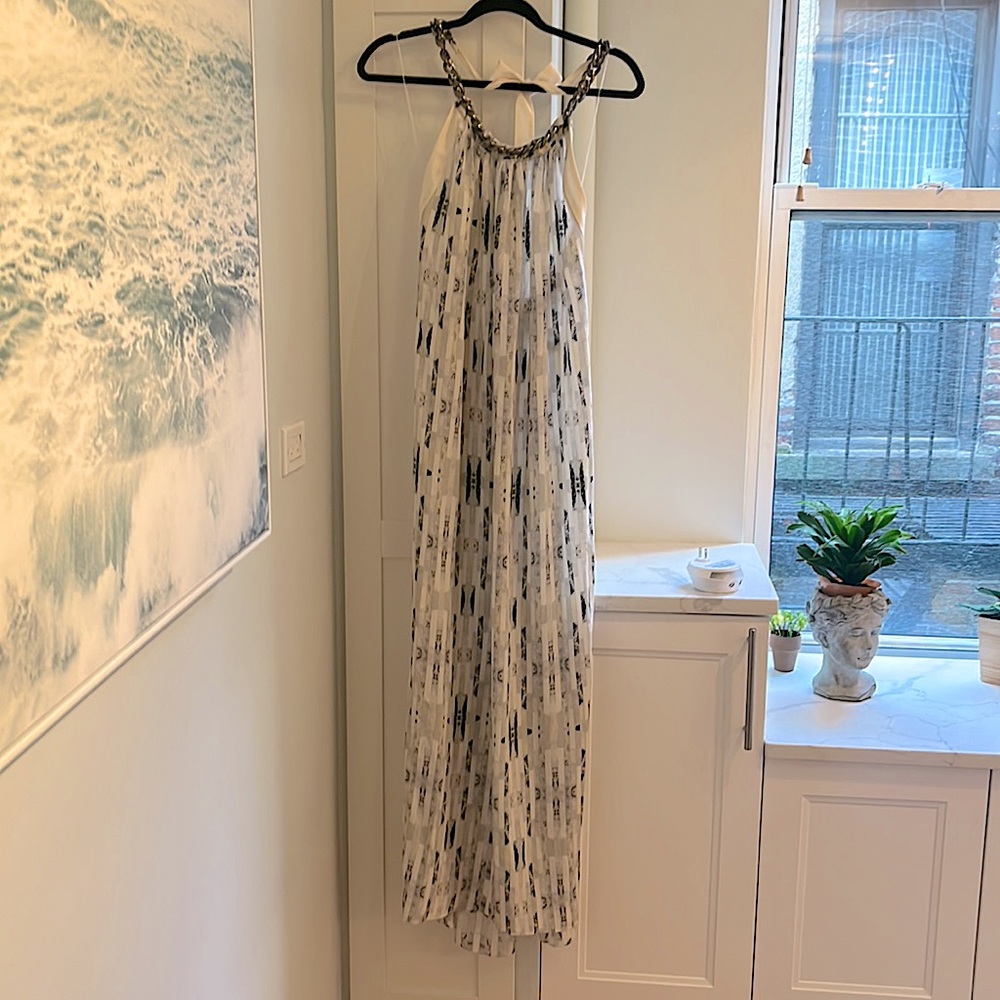 NWT Ramy Brook Silk Halter Dress